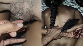 Doggy pose mai biwi ko choda face or boobs pe diya cumshot