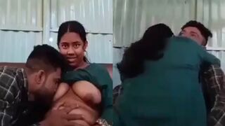 Desi young lover ka sofa sex