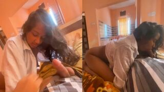 Rich boyfriend ka lund chusi sexy girl nai