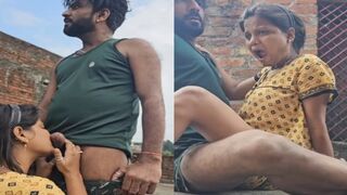 Ghar k roof mai sexy padosan k sath liya sex ka maja