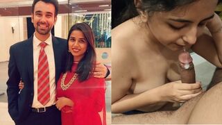 Sexy bhabhi nai di apne pati ko sloppy blowjob ka maja