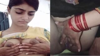 Beautiful slim sexy girl ka boobs pressing or chut fingering